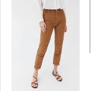 BDG Color Corduroy High-Rise Mom Pant